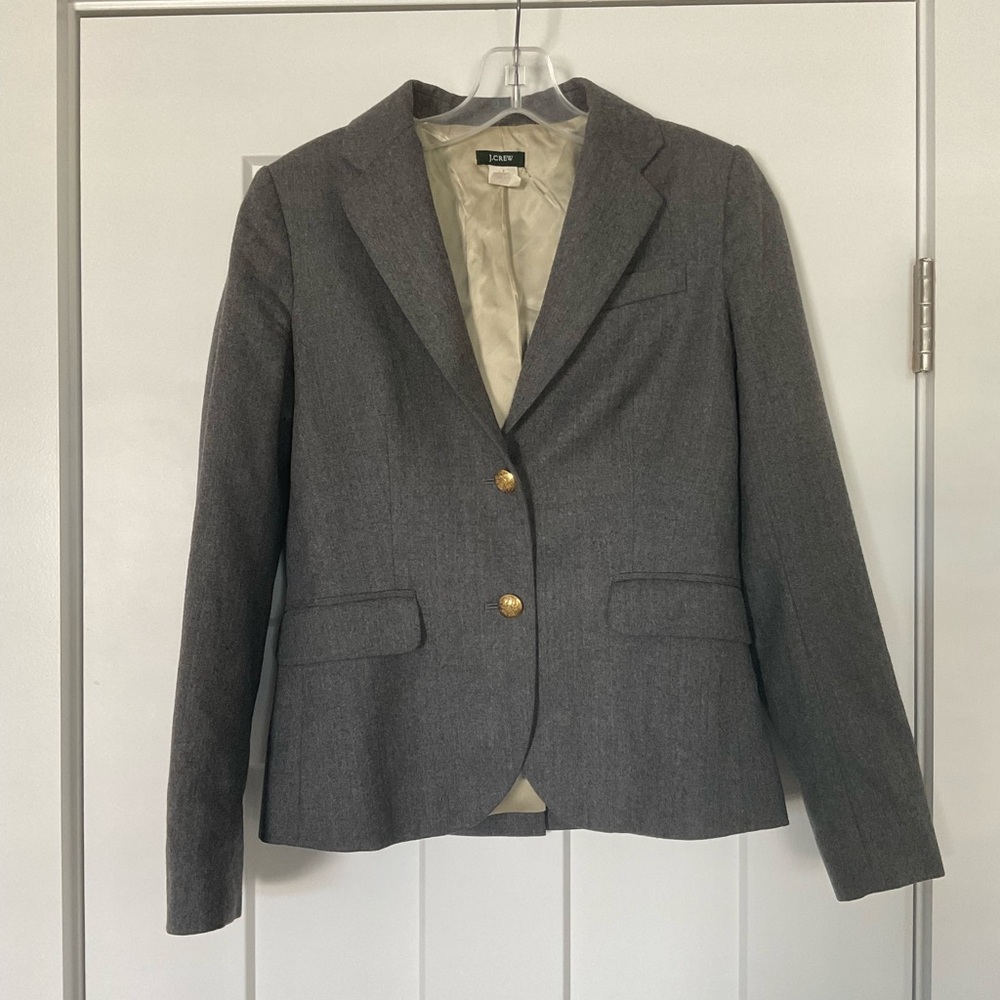 Charcoal Gray Women's Blazer by Talbots